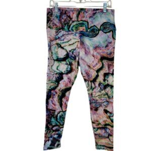 NEW Agstract Apparel Pants Athleisure High Waist MultiColor Leggings XL